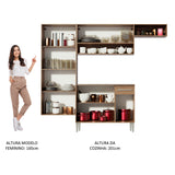 Cocina Integral Emilly Fit 2.30 Metros