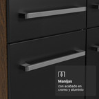 Cocina Integral Emilly 2.30 m con Mesón de Acero 12