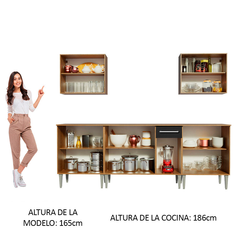 Cocina Integral Vicenza 2.90 m con Encimera 12