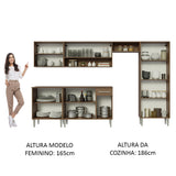 Cocina Integral Emilly 2.90 Metros 01