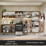 Cocina Integral Emilly 2.90 m con Mesón de Acero 09
