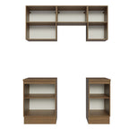 Cocina Integral Glamy 1.60 Metros Marrón 07