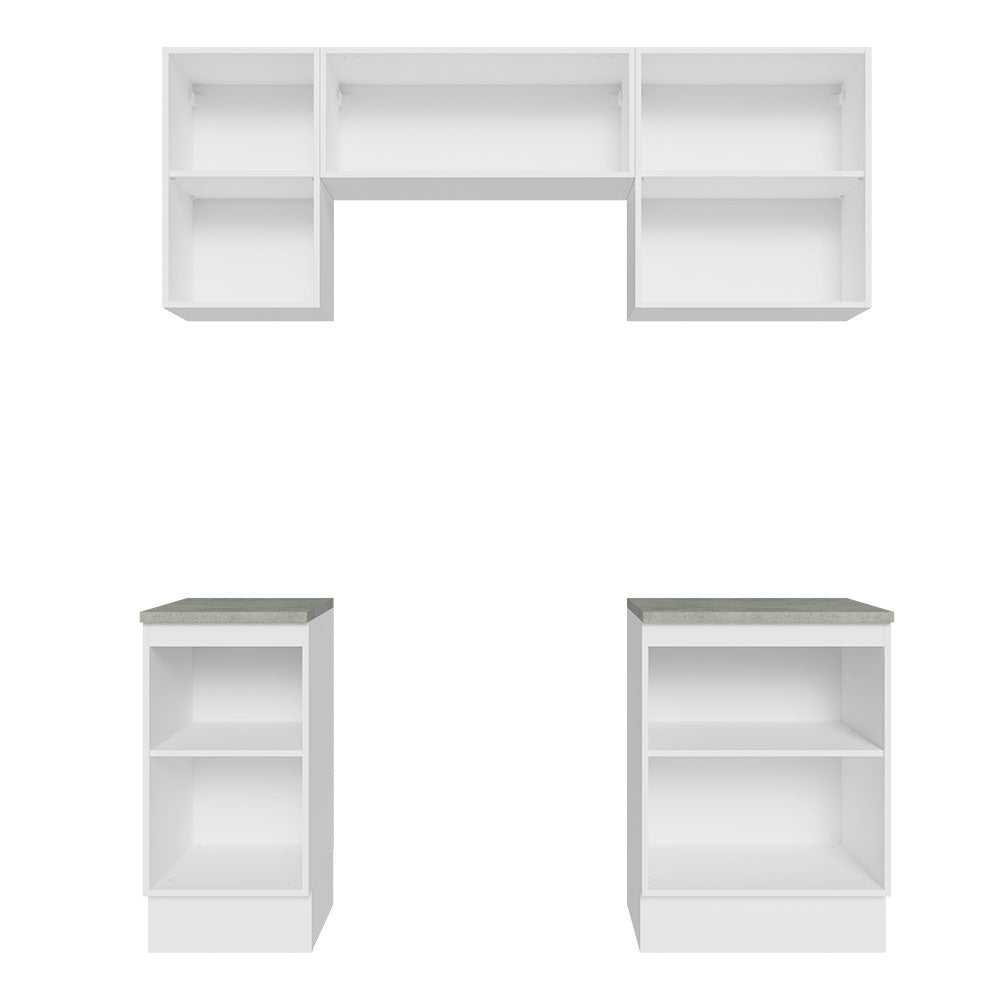 Cocina Integral Glamy 1.80 Metros Blanco 12
