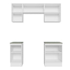 Cocina Integral Glamy 1.80 Metros Blanco 12
