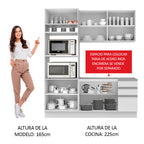 Cocina Integral 190 cm Laura Blanco Madesa