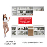 Cocina Integral Glamy 2.40 Metros 03