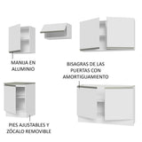 Cocina Integral Glamy 2.40 Metros 09
