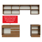 Cocina Integral Glamy 2.60 Metros Marrón 04