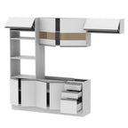 Cocina Integral Marselha 2.70 Metros Blanco