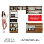 Cocina Integral Jade 2.70 Metros Marrón 09