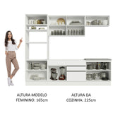 Cocina Integral Glamy 2.70 Metros 13