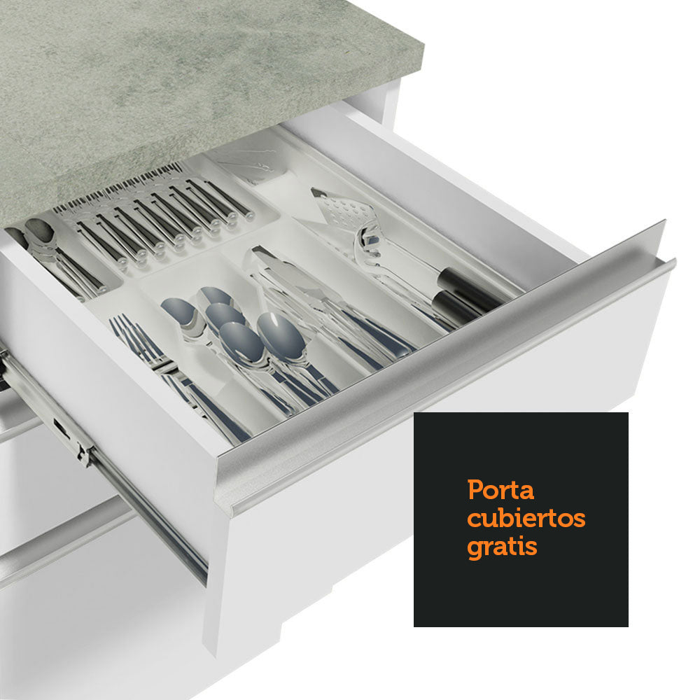 Cocina Integral Marina 2.80 Metros Blanco