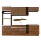 Cocina Integral Vicenza 2.90 m con Encimera Marrón 12