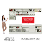 Cocina Integral Verona 3.00 Metros Blanco