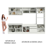 Cocina Integral Glamy 3.10 Metros 01