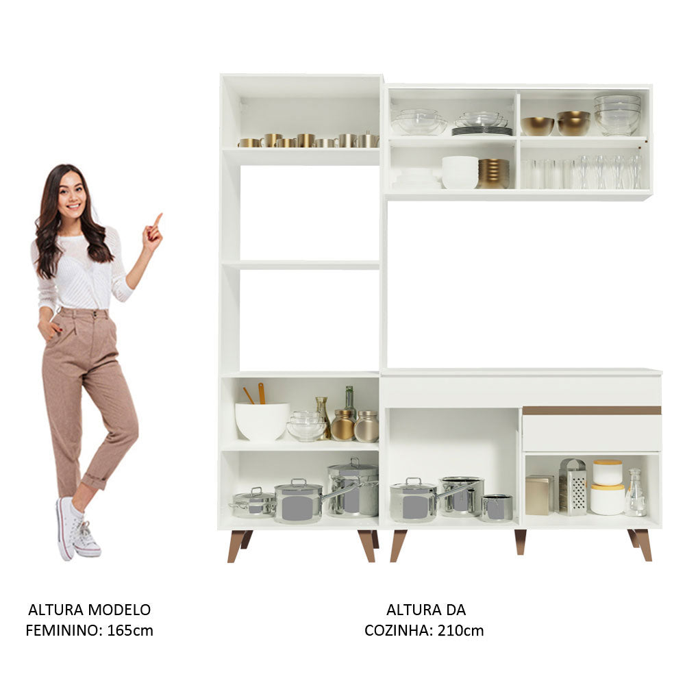 Cocina Integral Reims 1.90 m con Encimera 02