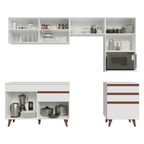Cocina Integral Reims 2.50 m con Encimera Blanco 07