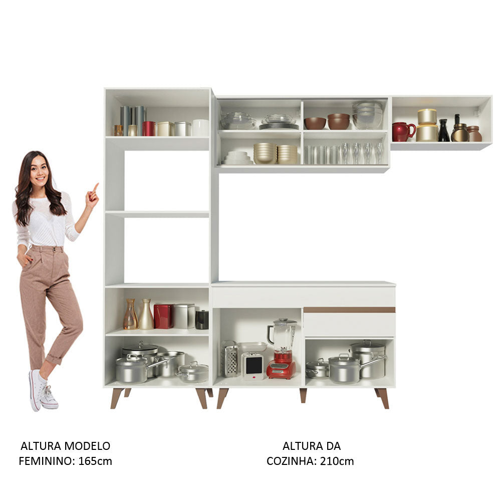 Cocina Integral Reims 2.60 m con Encimera 01