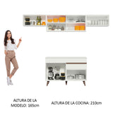 Cocina Integral Reims 2.60 m con Encimera 03