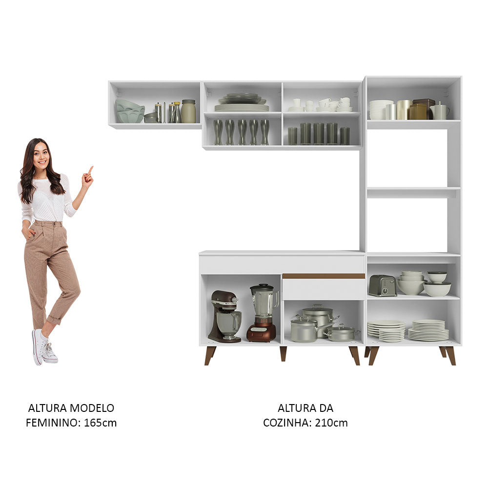 Cocina Integral Reims 2.60 m con Encimera 08