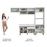 Cocina Integral Reims 2.60 m con Encimera 08