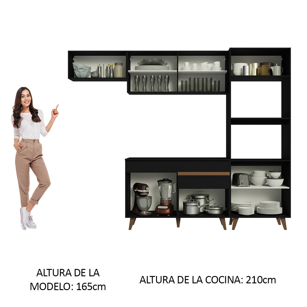 Cocina Integral Reims 2.60 m con Encimera 08