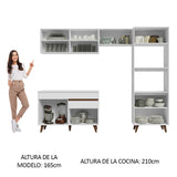 Cocina Integral Reims 2.60 m con Encimera 09