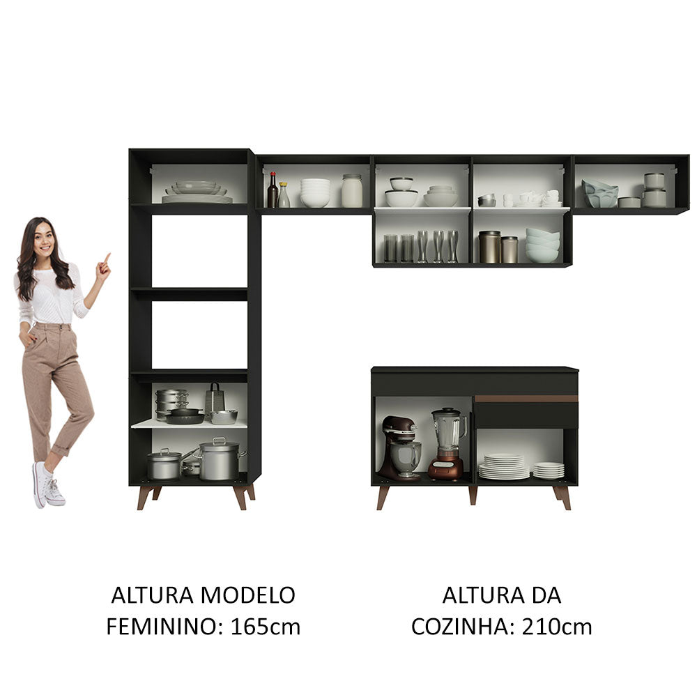 Cocina Integral Reims 3.30 m con Encimera 01