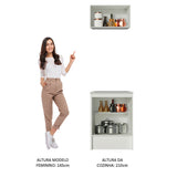 Kit Mueble de Cocina Superior y Mueble Bajo Topazio 60 cm