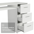 Tocador Maquillador Escritorio Madesa 1 Puerta 3 Cajones