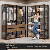 Closet Modulado Abierto Valencia 358 cm 03