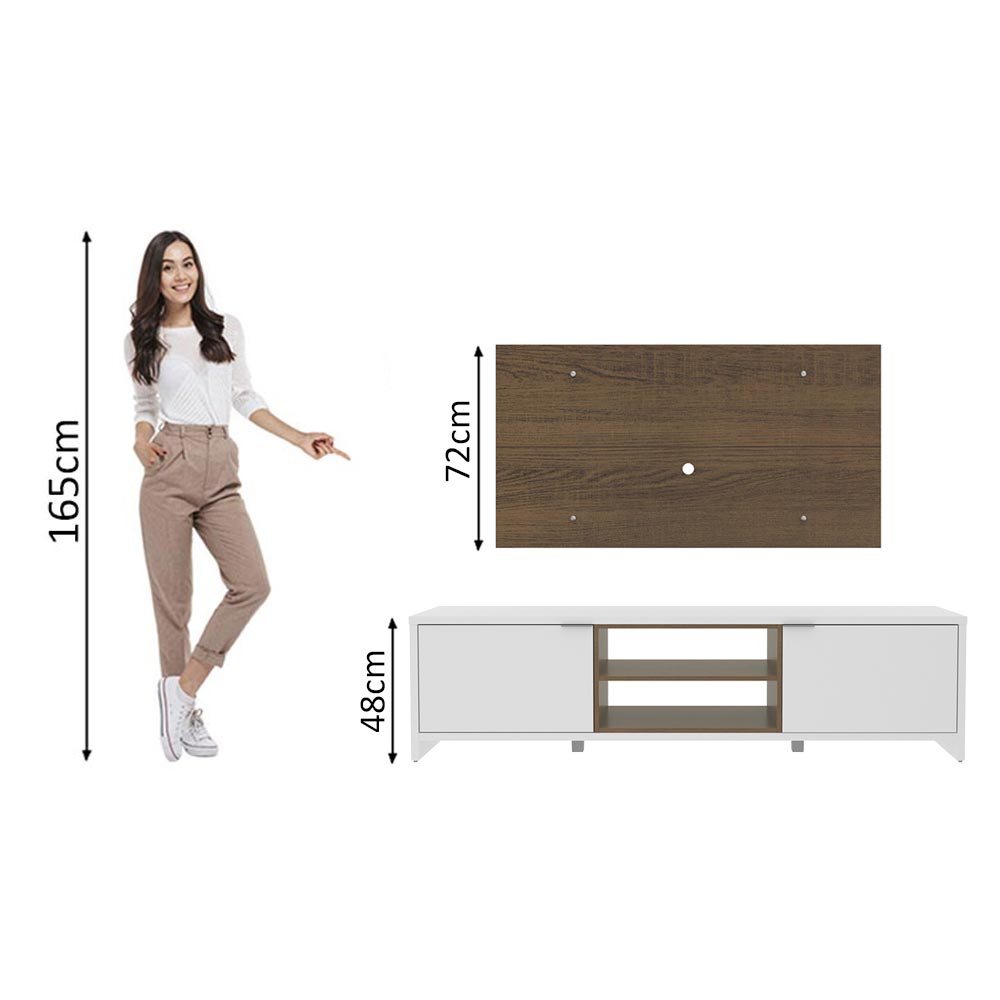 Centro de Entretenimiento para TV Metz Mesa y Panel Hasta 55 Pulgadas