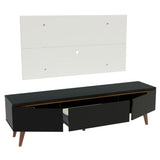 Centro de Entretenimiento para TV Reims Mesa y Panel Hasta 55 Pulgadas