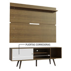Centro de Entretenimiento para TV Cairo Mesa y Panel Hasta 65 Pulgadas