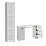 Escritorio de Oficina Alaska + Mueble Estante Librero