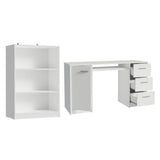 Escritorio de Oficina Alaska + Mueble Estante Librero