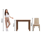 Juego de Comedor Vic con 2 Sillas
