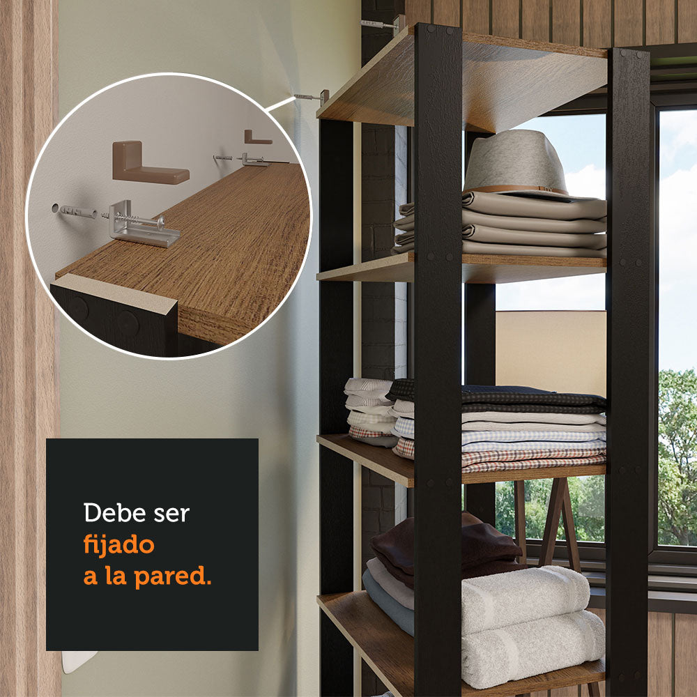 Mueble Estante Multiuso con 5 Nieles 59 cm
