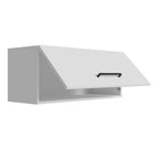 Gabinete Superior de Almacenamiento para Garaje 80 cm Multiuso Blanco Madesa