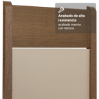 Juego de Comedor Jaíne con 6 Sillas Marrón/Beige