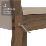 Juego de Comedor Talita con 4 Sillas