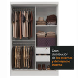 Closet Max 2 Puertas Corredizas con Espejos