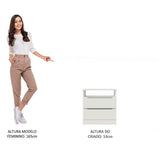 Mesa de Noche Madesa con 2 Cajones