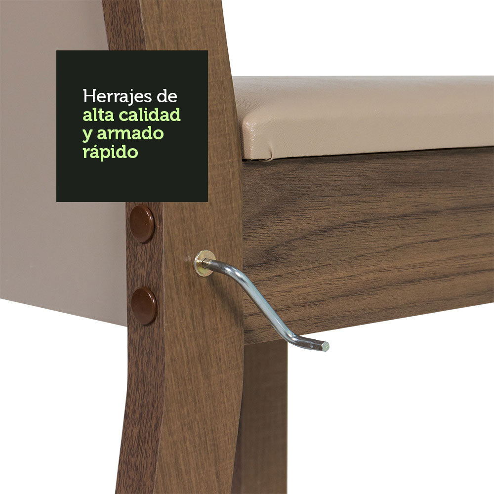 Kit de 4 Sillas de Comedor 4280