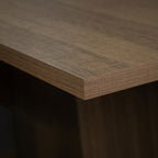 Juego de Comedor Tina con 4 Sillas Marrón/Beige