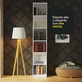 Mueble Estante Librero con 6 Niveles