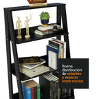 Mueble Estante Librero 61 cm con 4 Niveles Negro Madesa