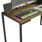 Escritorio de Oficina Industrial Madesa de 120 cm Marrón