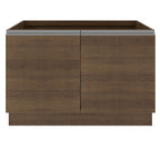 Mueble de Cocina Bajo Glamy 1.20 Metros 2 Puertas Marrón