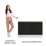 Mueble de Cocina Bajo Glamy 1.20 Metros 2 Puertas